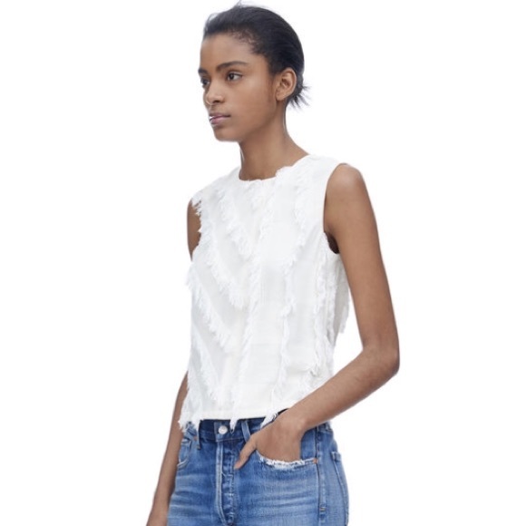 Rebecca Taylor Bias Fringe Top. Size 2 & 4. NWT. - Picture 3 of 7